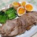 肩ロースの焼き豚に梅シロップの実を入れると甘酸っぱさが癖になる‼